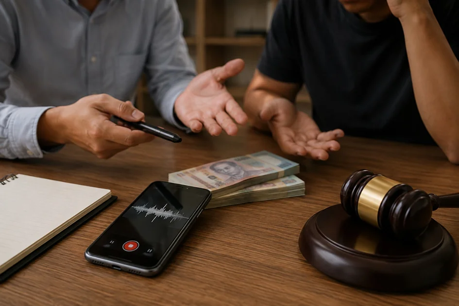 Ghi âm làm bằng chứng để đòi nợ có giá trị pháp lý không