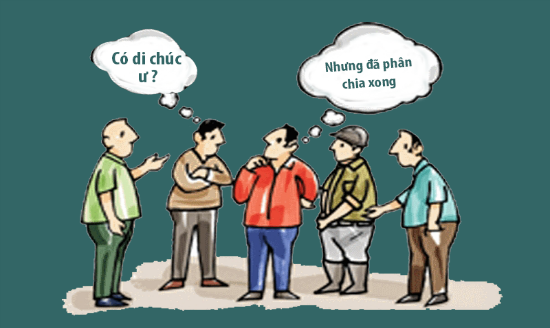 Làm gì khi bạn không có tên trong bản di chúc?