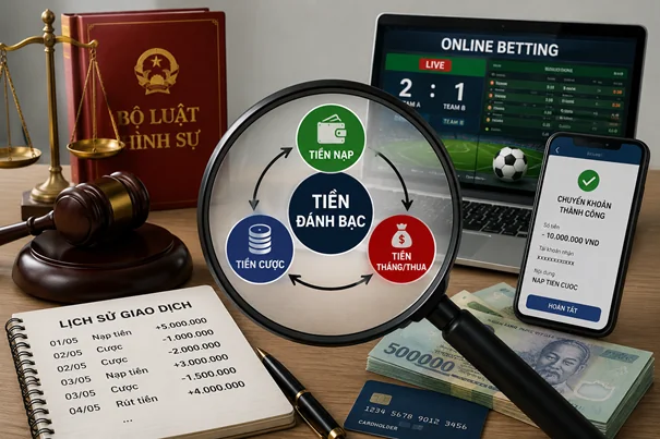 Cơ quan điều tra thường xác định tiền đánh bạc như thế nào?