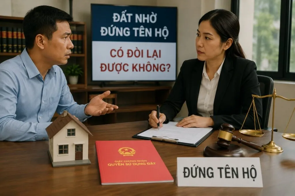 Đất nhờ đứng tên hộ có đòi lại được không?