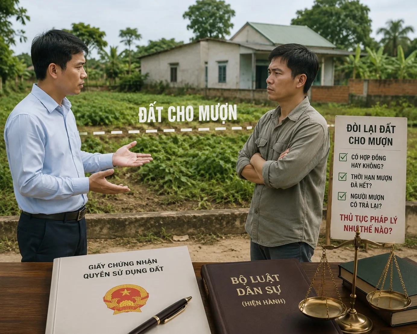 Đòi lại đất cho mượn có dễ không?