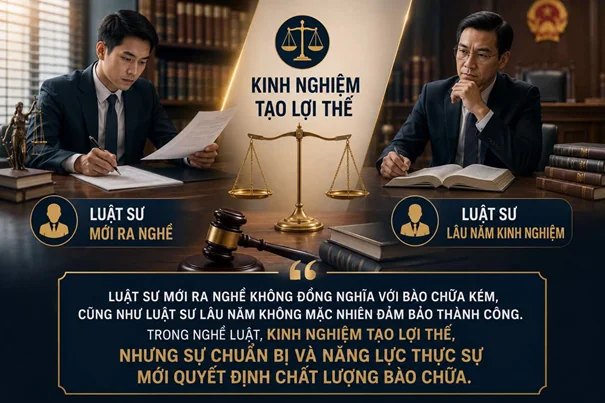 Kinh nghiệm luôn là một giá trị quan trọng