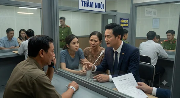 Luật sư giúp gia đình liên hệ và thăm nuôi kịp thời 