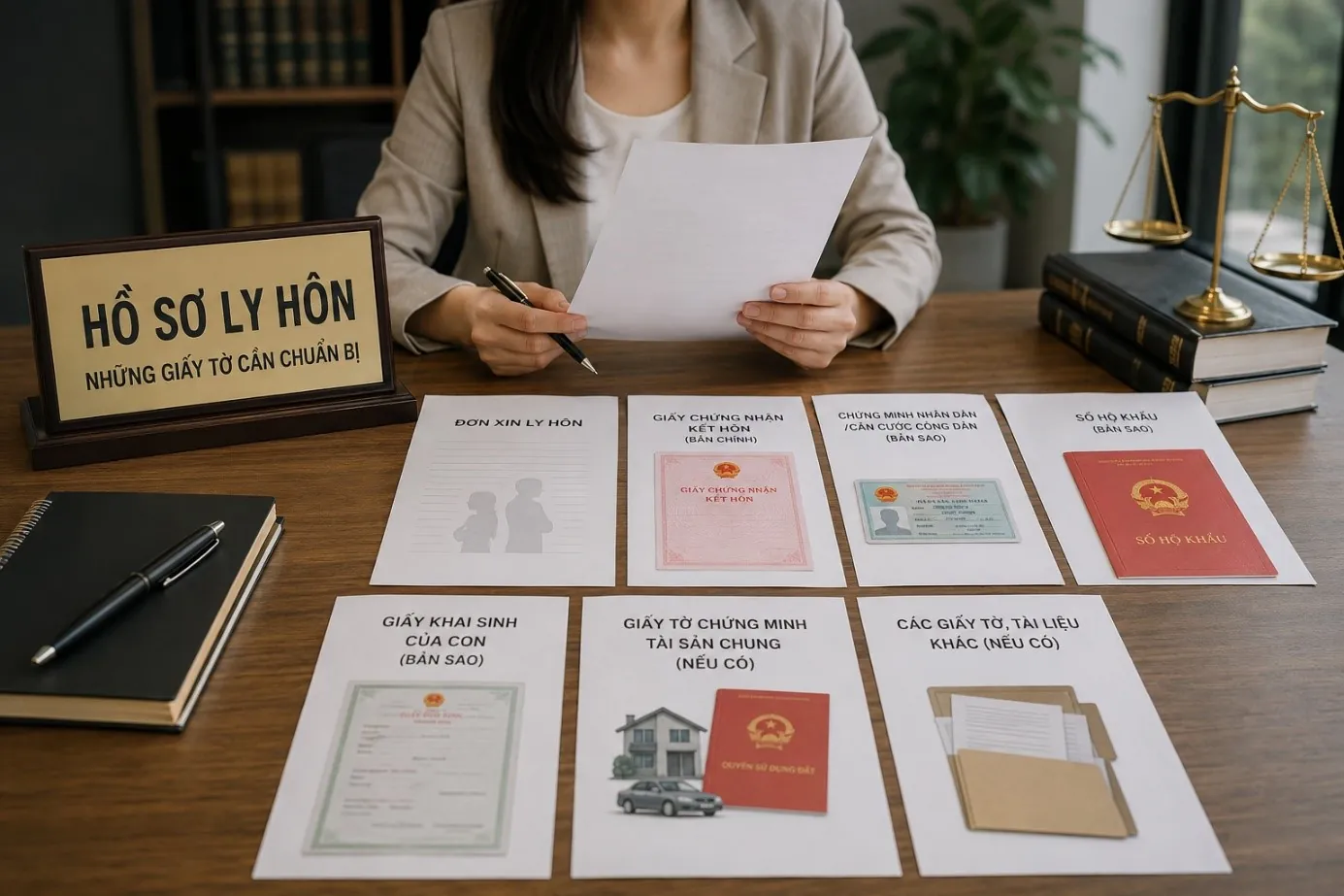 Ly hôn cần chuẩn bị những giấy tờ gì?