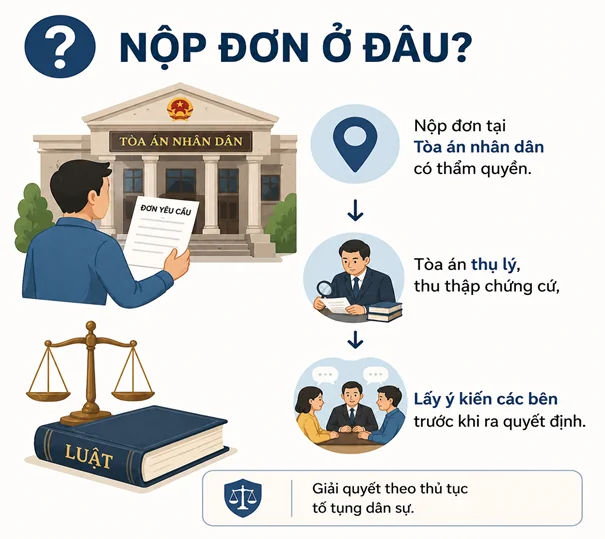 Nộp đơn ở đâu?