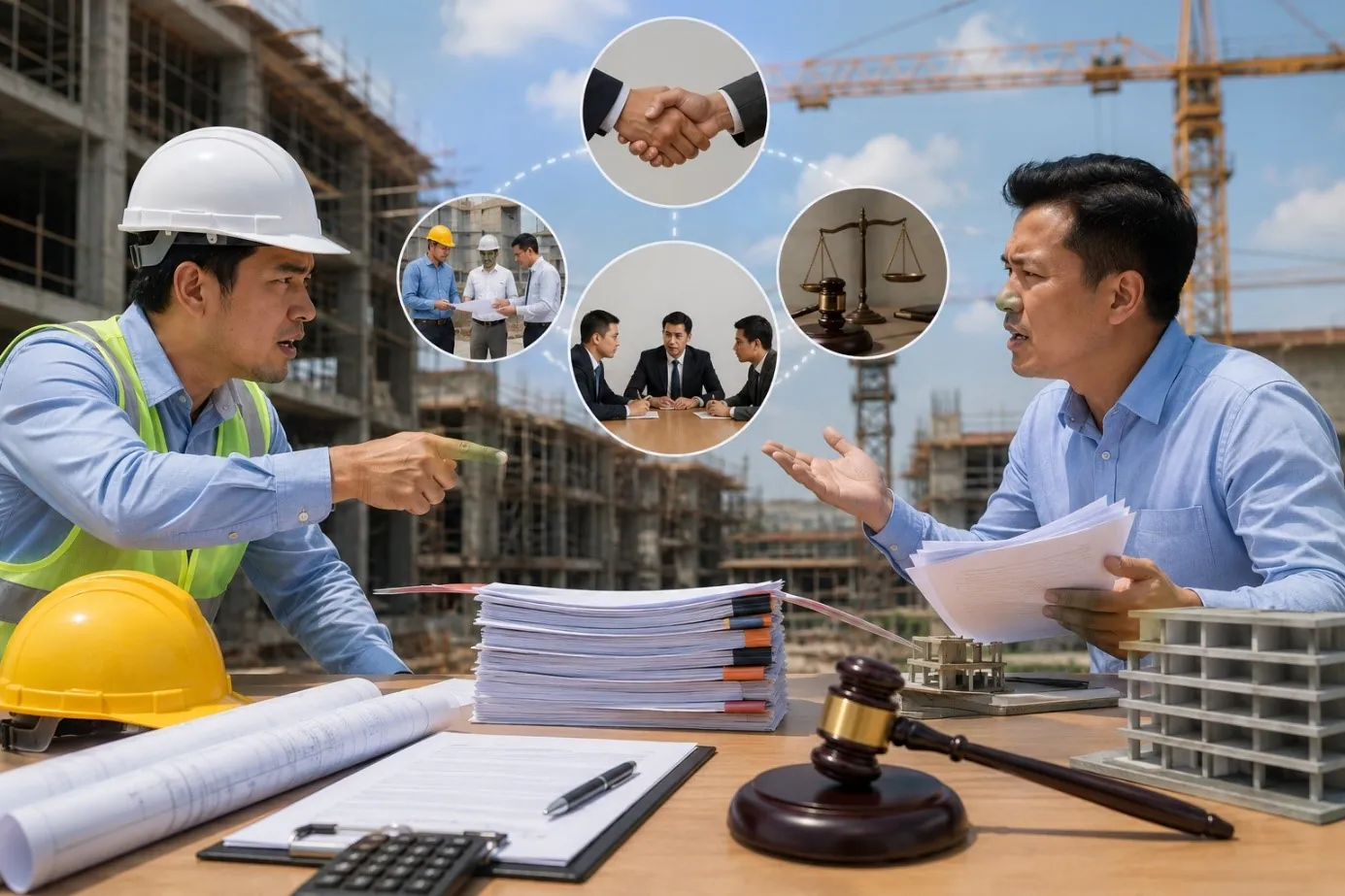 Tranh chấp quyết toán công trình xây dựng là gì?
